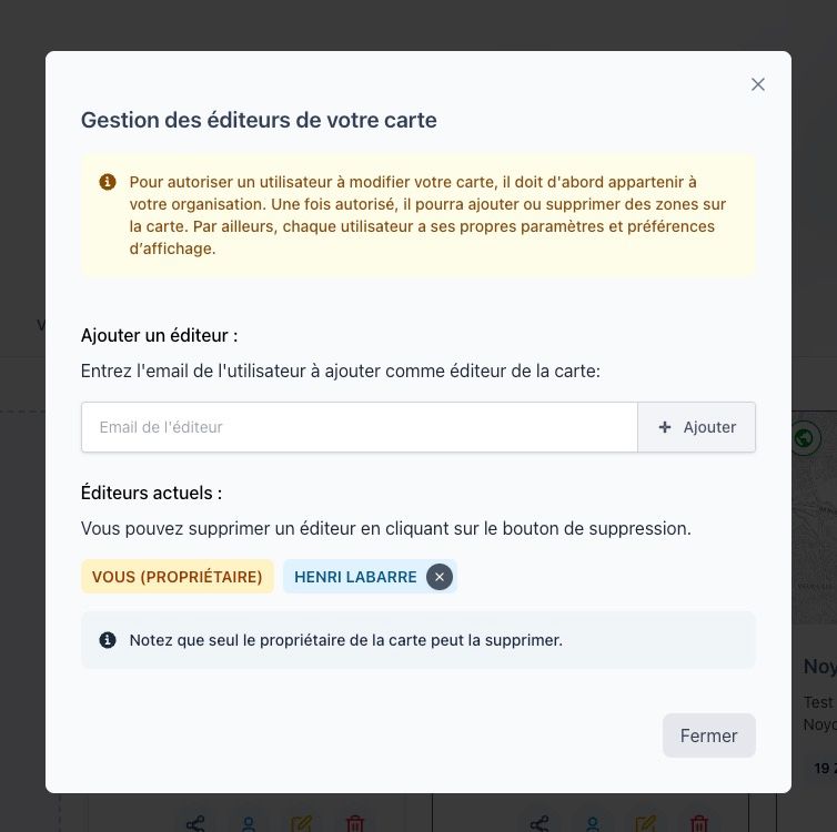 Interface d&#39;ajout d&#39;éditeur - étape 2
