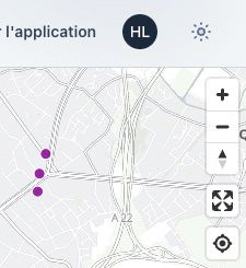 bouton géolocalisation